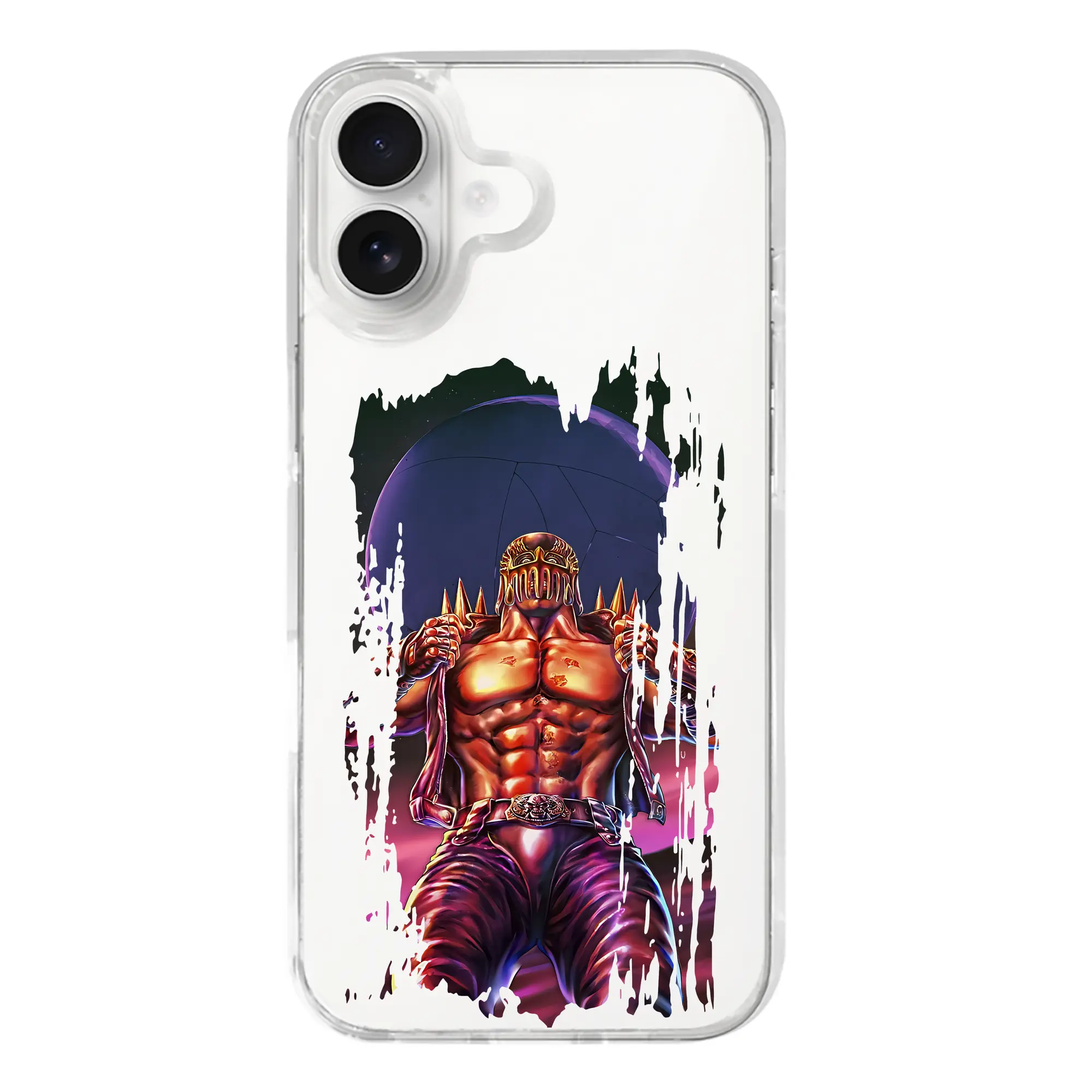 北斗の拳 グッズ,ジャギ - iPhone 17シリーズ 透明スマホケース – 薄型・耐衝撃・精密フィット保護カバー